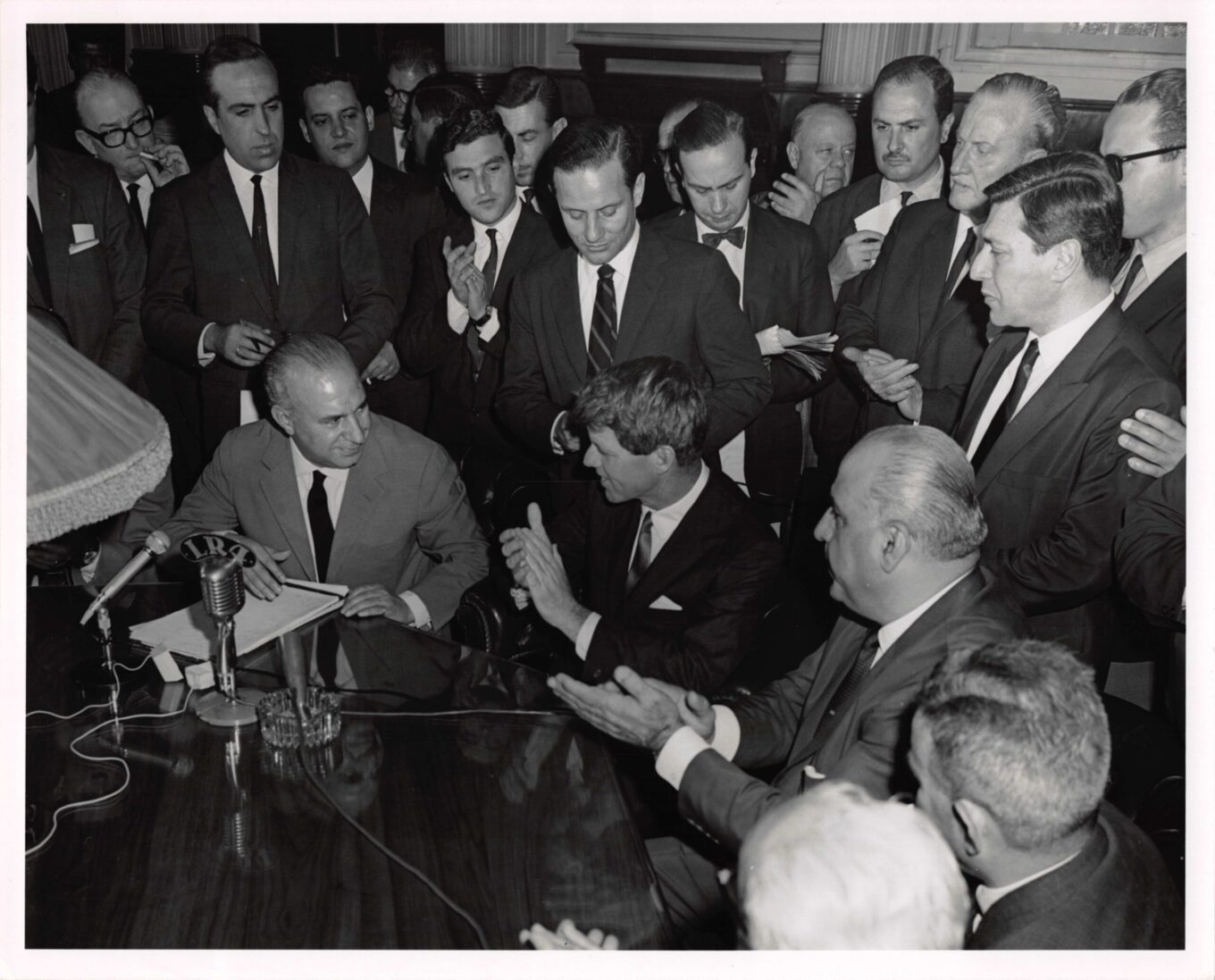 Robert F. Kennedy attends a conference in Argentina