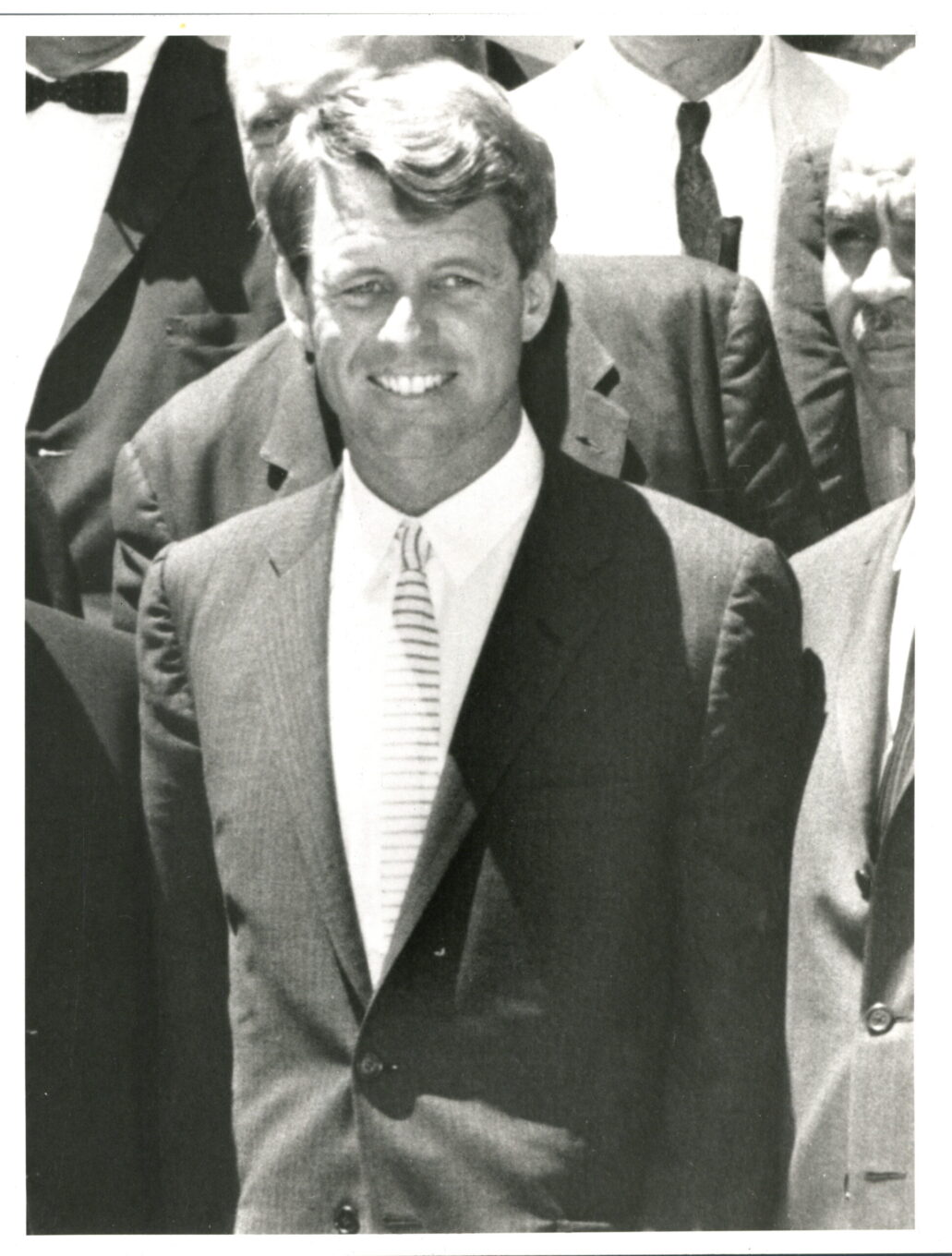 Robert F. Kennedy in a group photograph with Civil Rights leaders