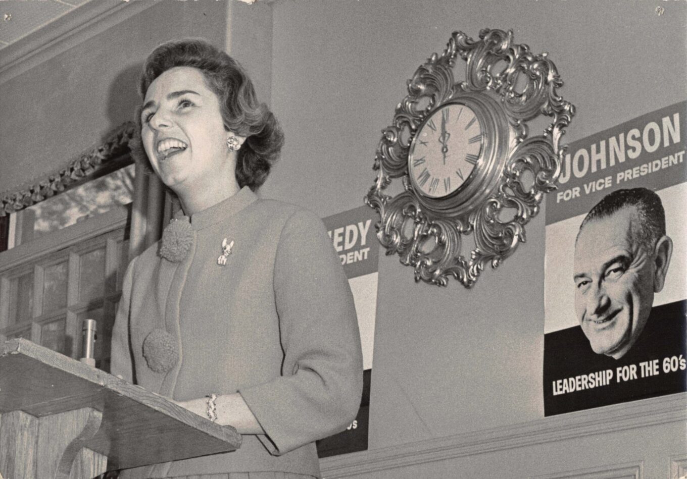 Ethel Kennedy speaking