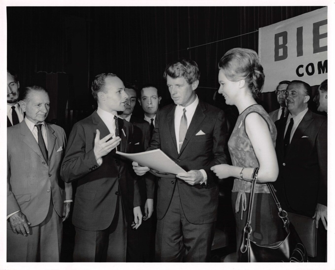Robert F. Kennedy in Argentina during a tour of Latin America, 1965