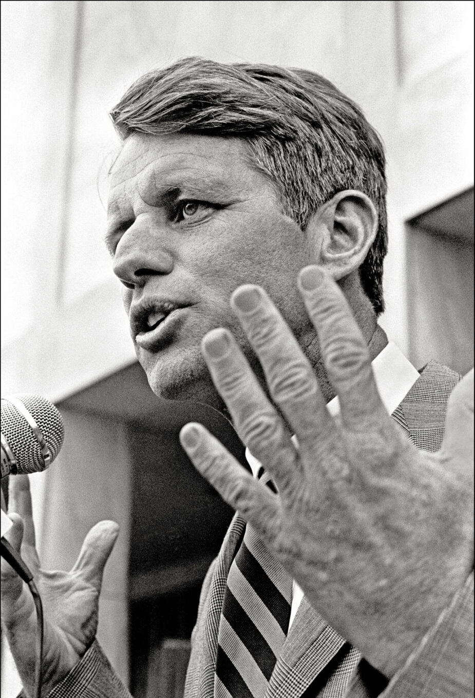 Speaking on the campaign trail
