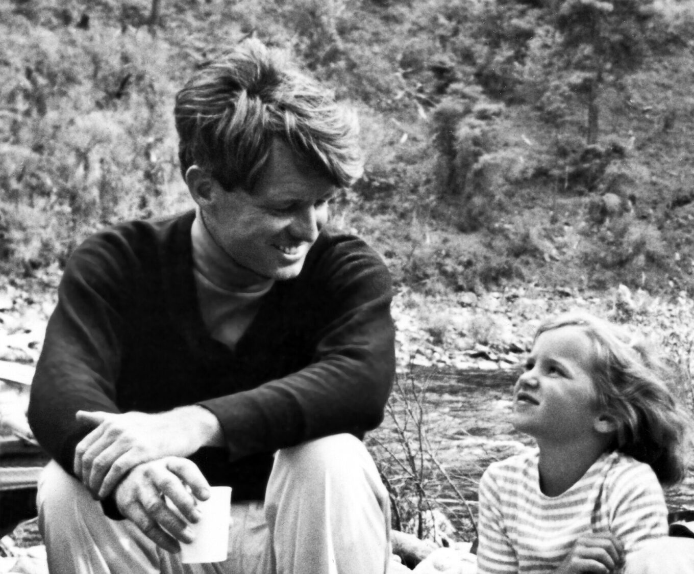 Robert F. Kennedy and Kerry Kennedy