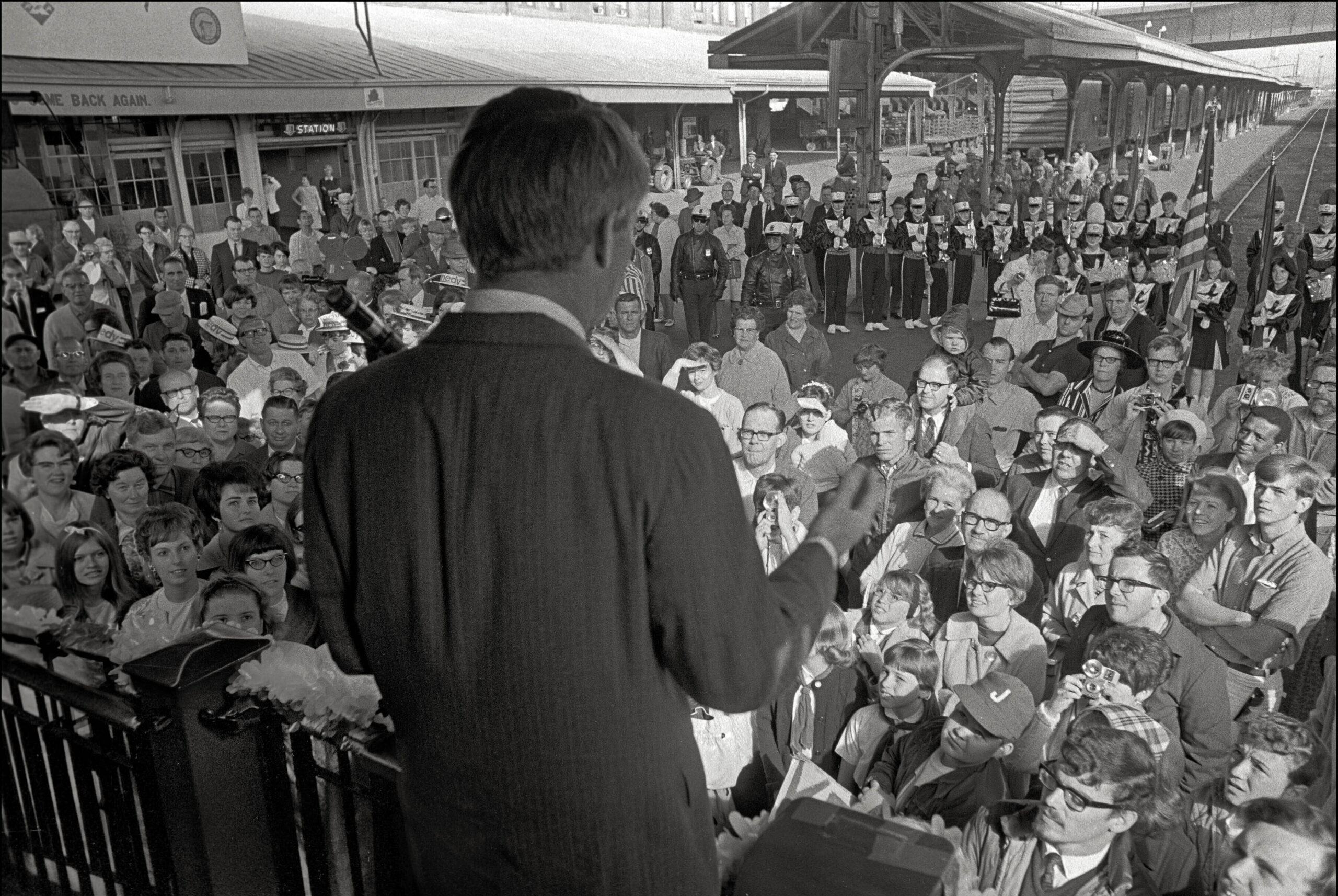 Robert F. Kennedy visits Portland, Oregon