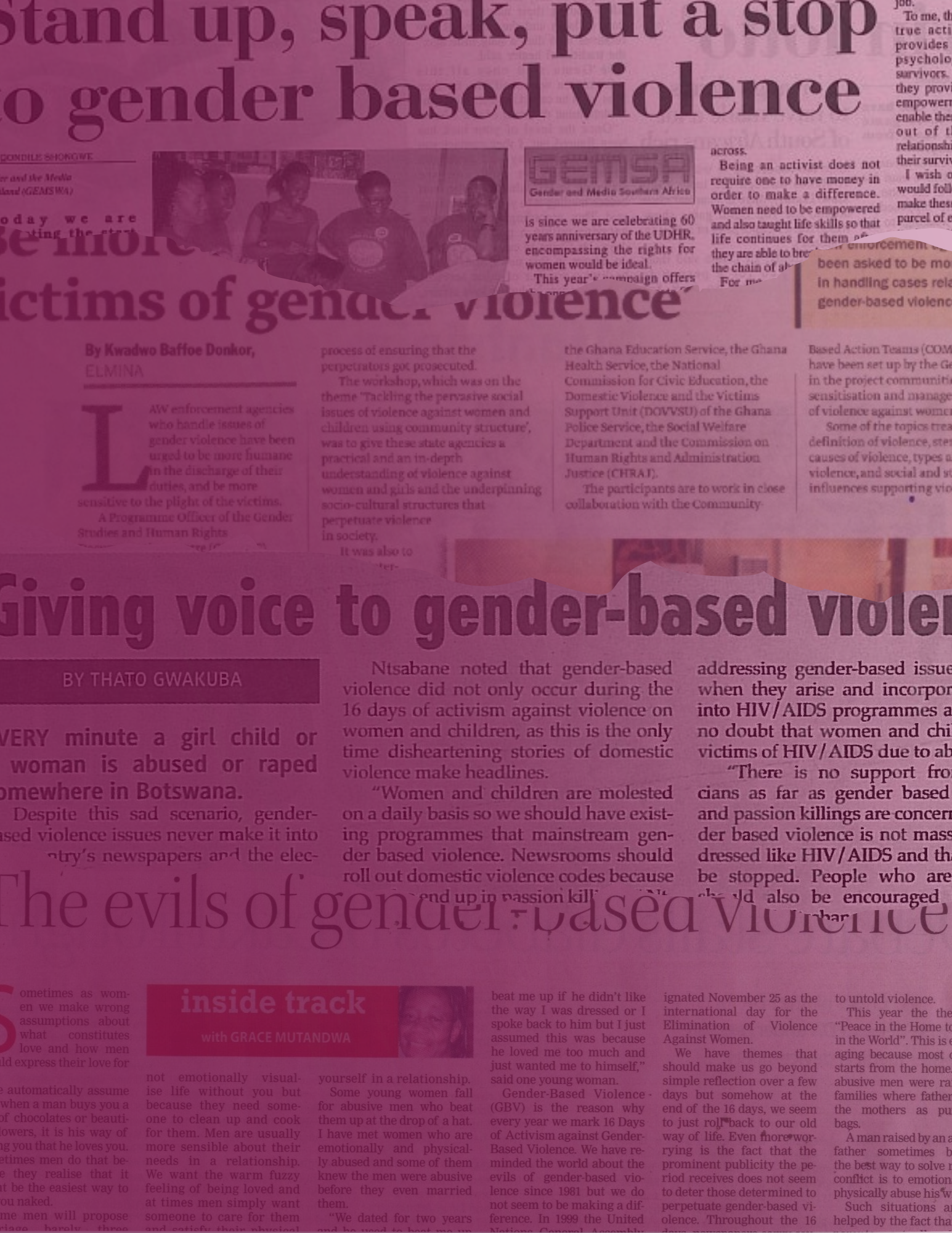 Gender-based Violence Against Women Journalists in East and West Africa